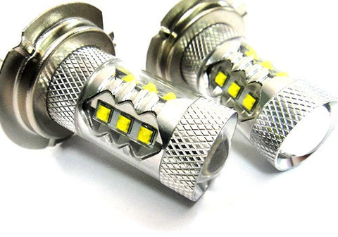 2 pieces of H7 (499) 16x CREE XB-D LED Projector Light bulb 80W white