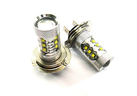 2 pieces of H7 (499) 16x CREE XB-D LED Projector Light bulb 80W white