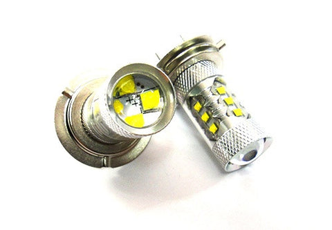 2 pieces of H7 (499) 16x CREE XB-D LED Projector Light bulb 80W white