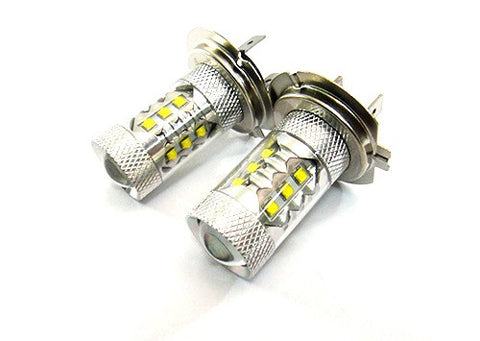 2 pieces of H7 (499) 16x CREE XB-D LED Projector Light bulb 80W white