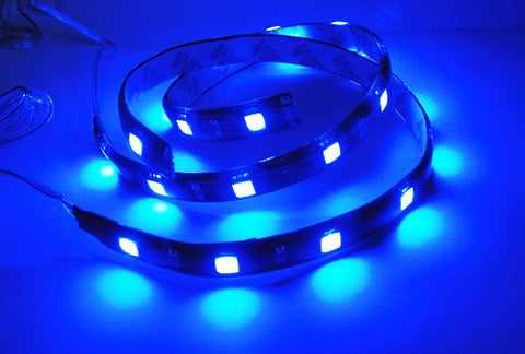2 pieces of 12 High Power SMD LED Light strip 30cm Blue