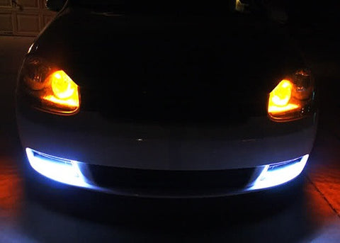 2 pieces of 182 3156 P27W 180 3157 3057 P27/7W Diffusion Mirror 60 SMD LED Light 18W amber