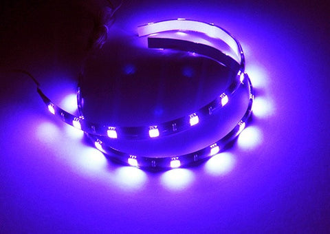 2 pieces of 12 High Power SMD LED Light strip 30cm Purple
