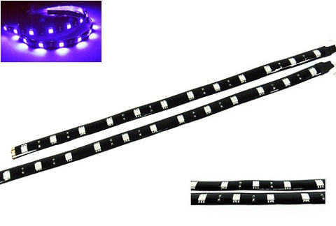 2 pieces of 12 High Power SMD LED Light strip 30cm Purple