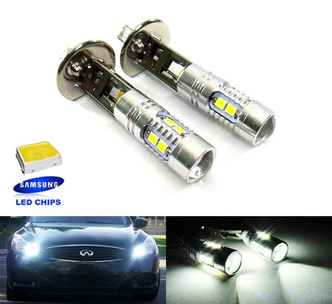 2 pieces of 10 SAMSUNG 2835 SMD LED H1 448 Projector Light bulb white