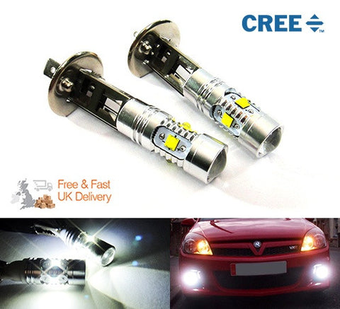 2 pieces of H1 448 5x CREE XP-E LED Projector Light bulb 25W white