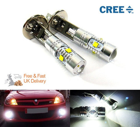 2 pieces of H1 448 5x CREE XP-E LED Projector Light bulb 25W white