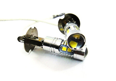 2 pieces of 10 SAMSUNG 2835 SMD LED H3 453 Projector Light bulb white