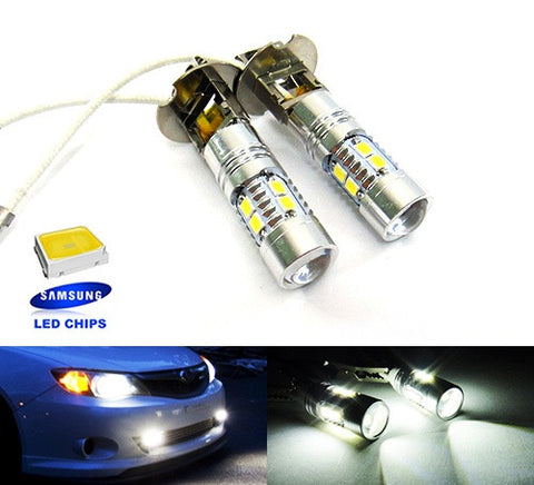 2 pieces of 10 SAMSUNG 2835 SMD LED H3 453 Projector Light bulb white