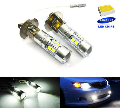 2 pieces of 10 SAMSUNG 2835 SMD LED H3 453 Projector Light bulb white