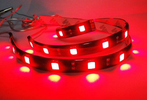 2 pieces of 12 High Power SMD LED Light strip 30cm Red