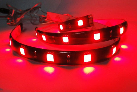 2 pieces of 12 High Power SMD LED Light strip 30cm Red