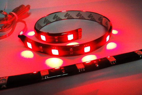 2 pieces of 12 High Power SMD LED Light strip 30cm Red