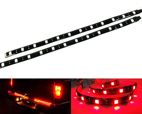 2 pieces of 12 High Power SMD LED Light strip 30cm Red