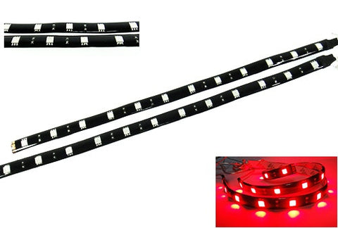 2 pieces of 12 High Power SMD LED Light strip 30cm Red