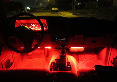 2 pieces of 12 High Power SMD LED Light strip 30cm Red