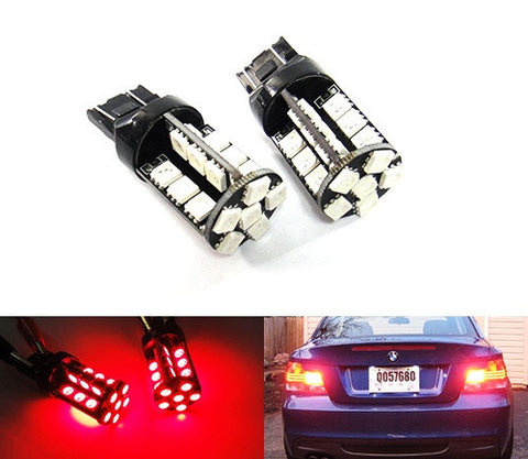 2 pieces of 30 high power SMD LED 580 7443 W21/5W 582 7440 W21W 992 Light bulb red