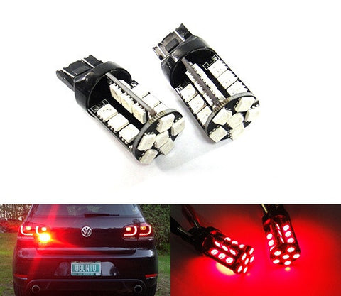 2 pieces of 30 high power SMD LED 580 7443 W21/5W 582 7440 W21W 992 Light bulb red