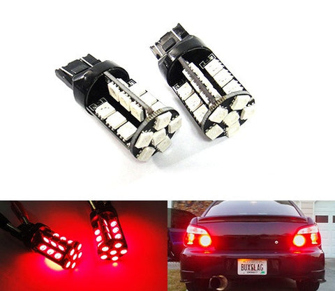 2 pieces of 30 high power SMD LED 580 7443 W21/5W 582 7440 W21W 992 Light bulb red