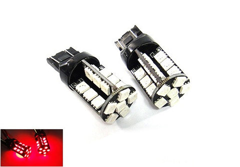 2 pieces of 30 high power SMD LED 580 7443 W21/5W 582 7440 W21W 992 Light bulb red