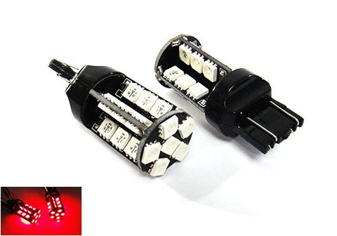 2 pieces of 30 high power SMD LED 580 7443 W21/5W 582 7440 W21W 992 Light bulb red