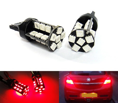 2 pieces of 30 high power SMD LED 580 7443 W21/5W 582 7440 W21W 992 Light bulb red