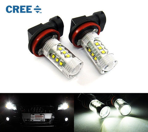 2 pieces of H11 H8 16x CREE XB-D LED Projector Light bulb 80W white