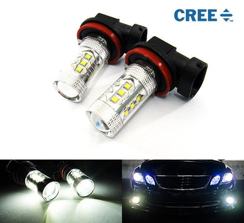 2 pieces of H11 H8 16x CREE XB-D LED Projector Light bulb 80W white