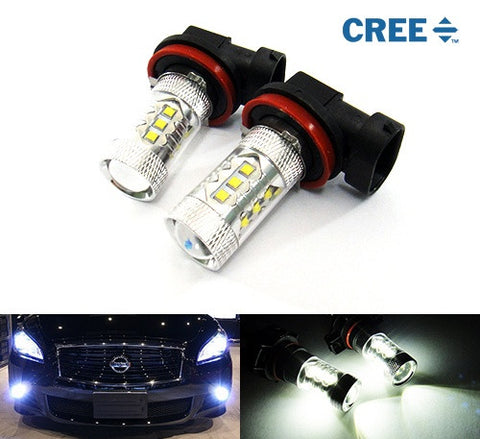 2 pieces of H11 H8 16x CREE XB-D LED Projector Light bulb 80W white