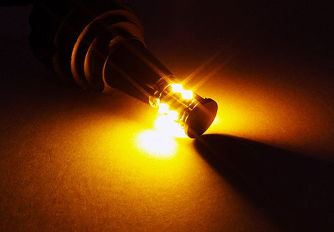 BMW H8 40W CREE XP-E LED Angel Eyes / Halo Ring replacement Light bulb Amber