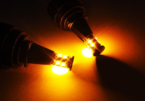 BMW H8 40W CREE XP-E LED Angel Eyes / Halo Ring replacement Light bulb Amber