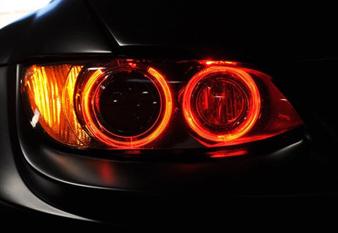 BMW H8 40W CREE XP-E LED Angel Eyes / Halo Ring replacement Light bulb Amber