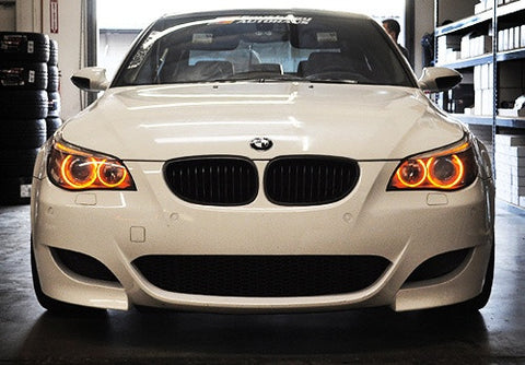 BMW H8 40W CREE XP-E LED Angel Eyes / Halo Ring replacement Light bulb Amber