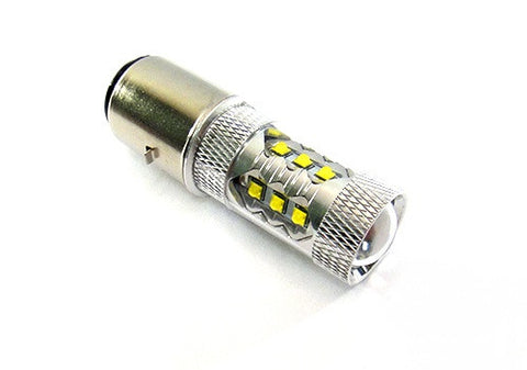 1 piece of H6 BA20d 16x CREE XB-D LED Projector Headlight Light bulb 80W white