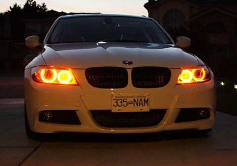 BMW 10W CREE LED Angel Eyes / Halo Ring replacement Light / Lamp bulb E90 E91 Amber