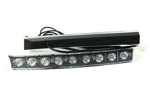 Universal Audi style 9 LED Daytime Running Light Daylight / DRL Fog Lamp
