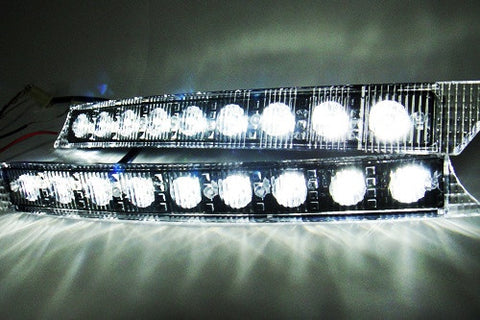Universal Audi style 9 LED Daytime Running Light Daylight / DRL Fog Lamp