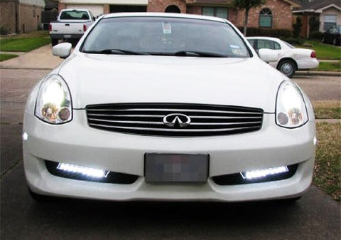 Universal Audi style 9 LED Daytime Running Light Daylight / DRL Fog Lamp