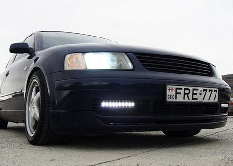 Universal Audi style 9 LED Daytime Running Light Daylight / DRL Fog Lamp