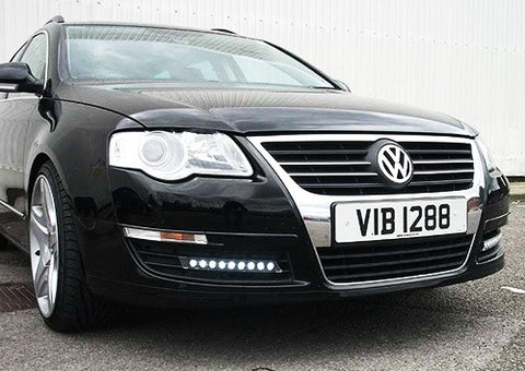 Universal Audi style 9 LED Daytime Running Light Daylight / DRL Fog Lamp