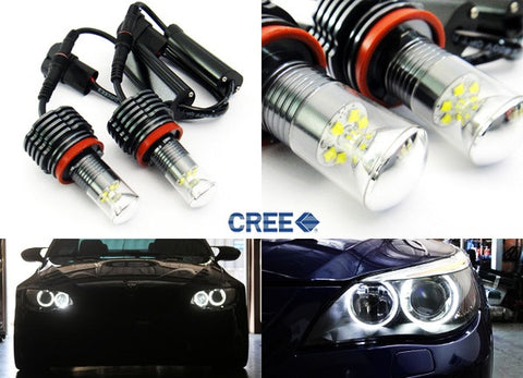 BMW Xenon white H8 30W CREE XB-D LED Angel Eyes / Halo Ring Replacement Light bulb