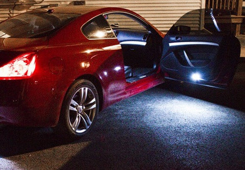 LED Courtesy Footwell Step Side Door Light OEM Replacement kit For Infiniti Nissan