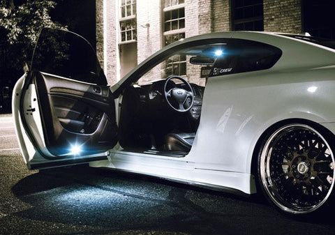 LED Courtesy Footwell Step Side Door Light OEM Replacement kit For Infiniti Nissan