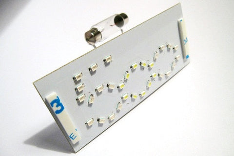 New Fiat 500 Interior 30 SMD LED Dome Map Light Panel Italian color