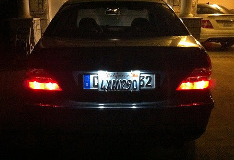 LED License Number Plate Light lamp OEM replacement kit Mercedes W203