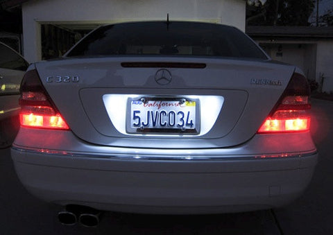 LED License Number Plate Light lamp OEM replacement kit Mercedes W203