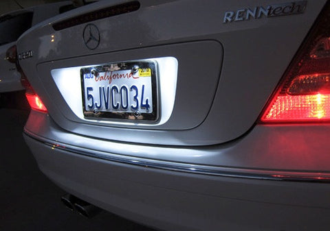 LED License Number Plate Light lamp OEM replacement kit Mercedes W203