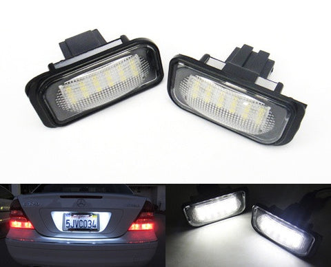 LED License Number Plate Light lamp OEM replacement kit Mercedes W203