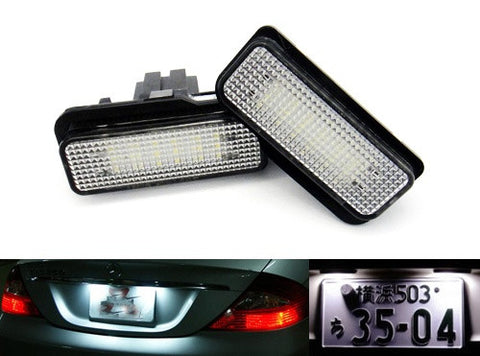 LED License Number Plate Light lamp OEM replacement kit Mercedes W211 W219 R171