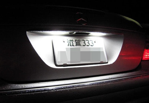 LED License Number Plate Light lamp OEM replacement kit Mercedes W211 W219 R171